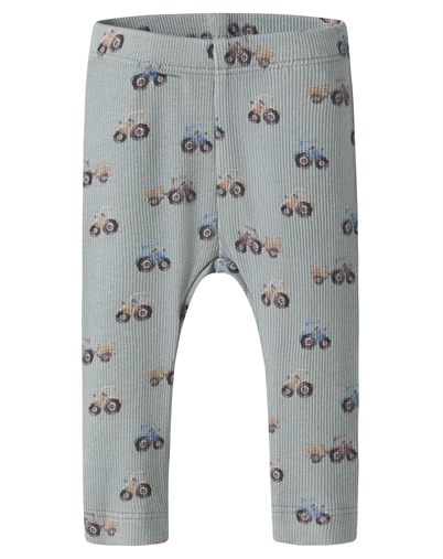 Name it - NBMLudwig Long Leggings - Green Milieu